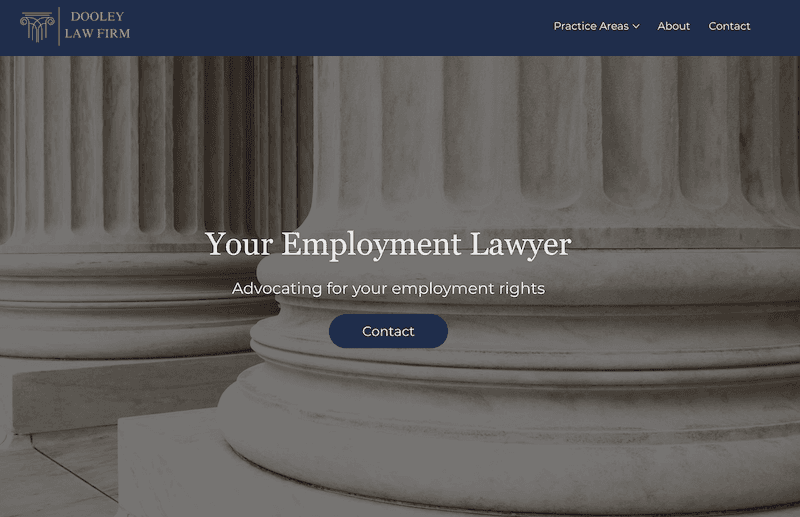 Dooley Law Firm - Custom Web Development