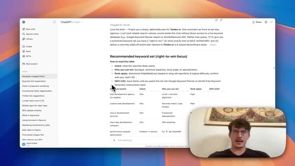 How I Used ChatGPT and Google Keyword Planner to Boost Organic Search Traffic