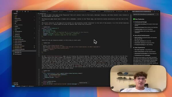 Vibe Coding with Cursor: Building a Transcription Tool by Prompting Precisely