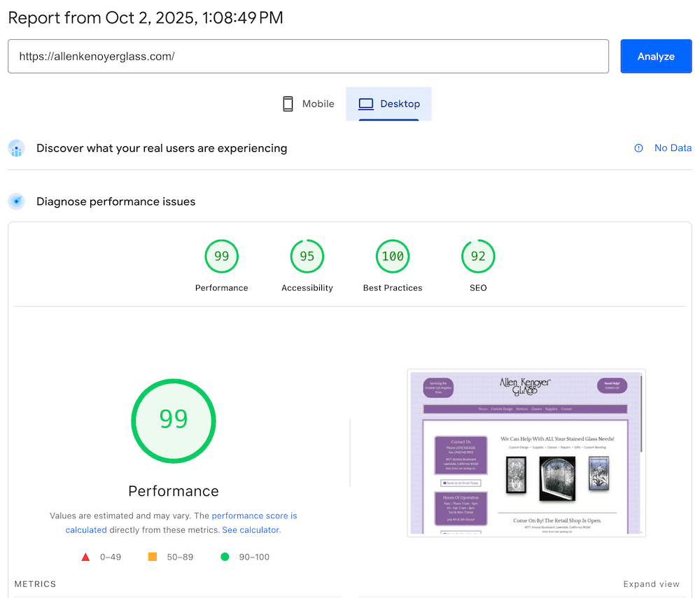 Allen Kenoyer Glass Inc. performance upgrades