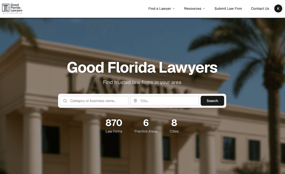 Good Florida Lawyers - A White Crow Directory Site